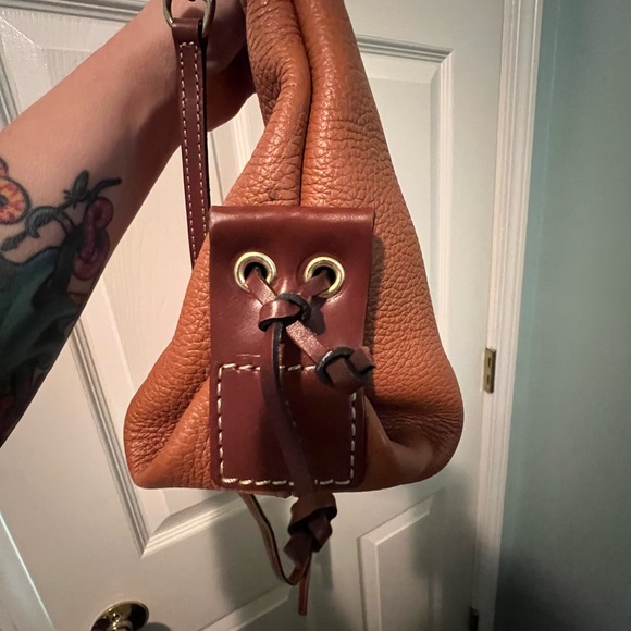 Dooney & Bourke Brown Leather Women's Bag - Picture 6 of 8